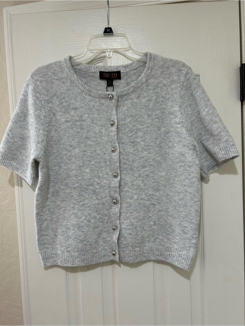 Truth By Republic Women’s Short-Sleeve Button Up Cardigan Sweater NEW